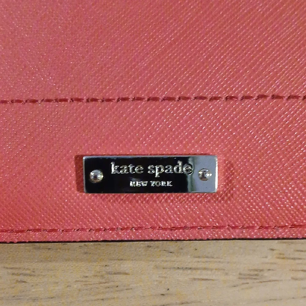Kate Spade Pink and Purple Clutch Wristlet